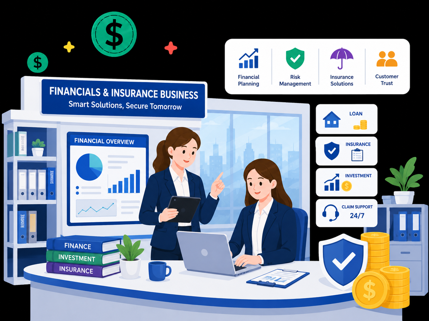 Financials and Insurance